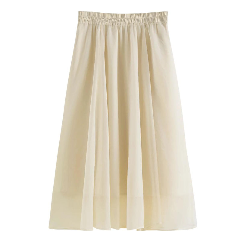 elastic waist A-line tutu skirt, view 11 - MRSLM