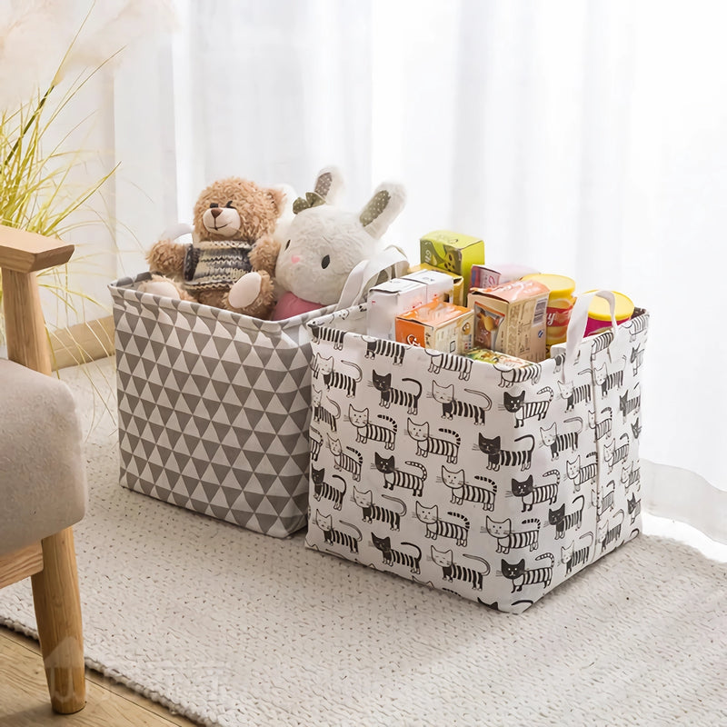 folding laundry storage basket, view 6 - MRSLM
