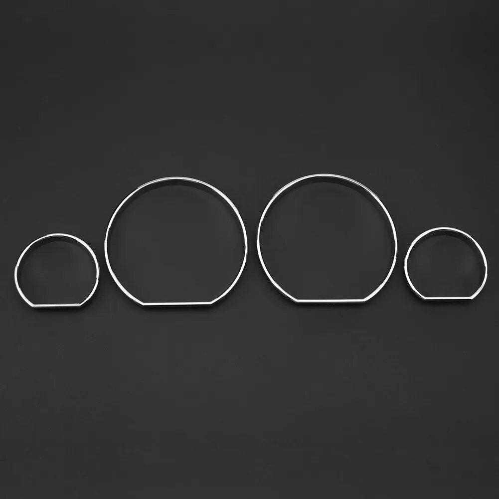 BMW E46 Dashboard Dial Rings Trim Set