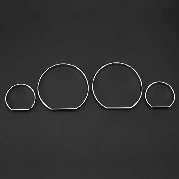 BMW E46 Dashboard Dial Rings Trim Set