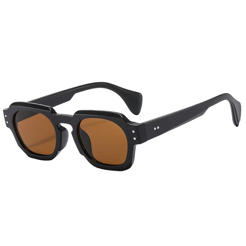 vintage square sunglasses with UV400 lenses, view 7 - MRSLM