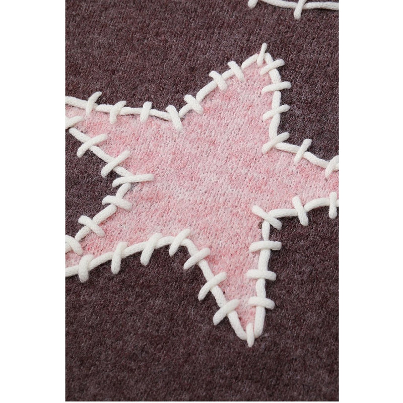 women's star pullover sweater, view 6 - MRSLM