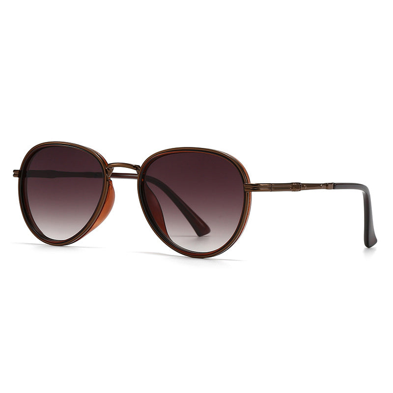 retro gradient pilot sunglasses, view 7 - MRSLM