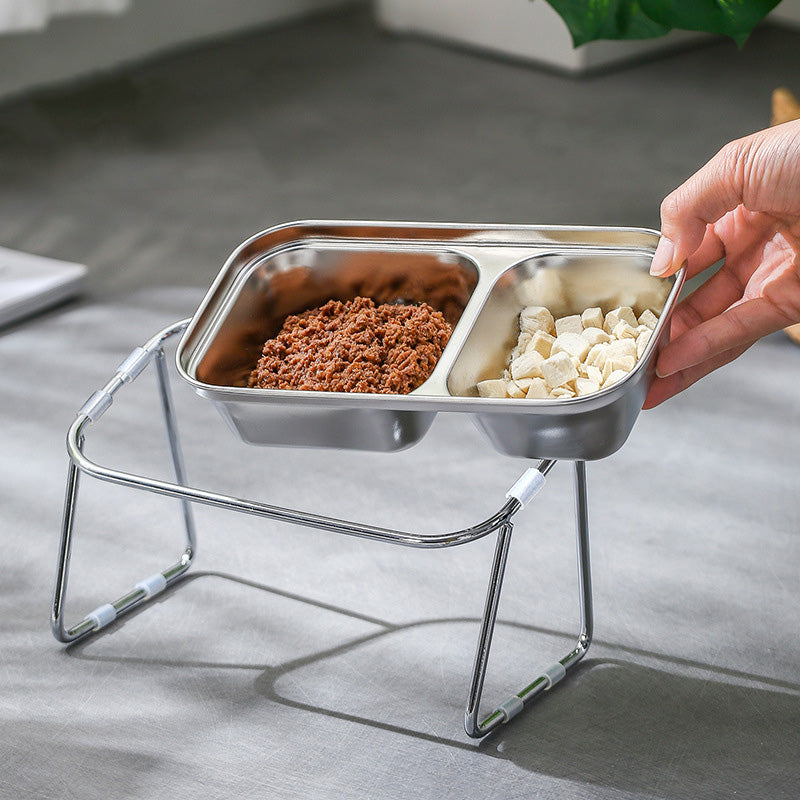 non-slip stainless steel cat bowl, view 7 - MRSLM
