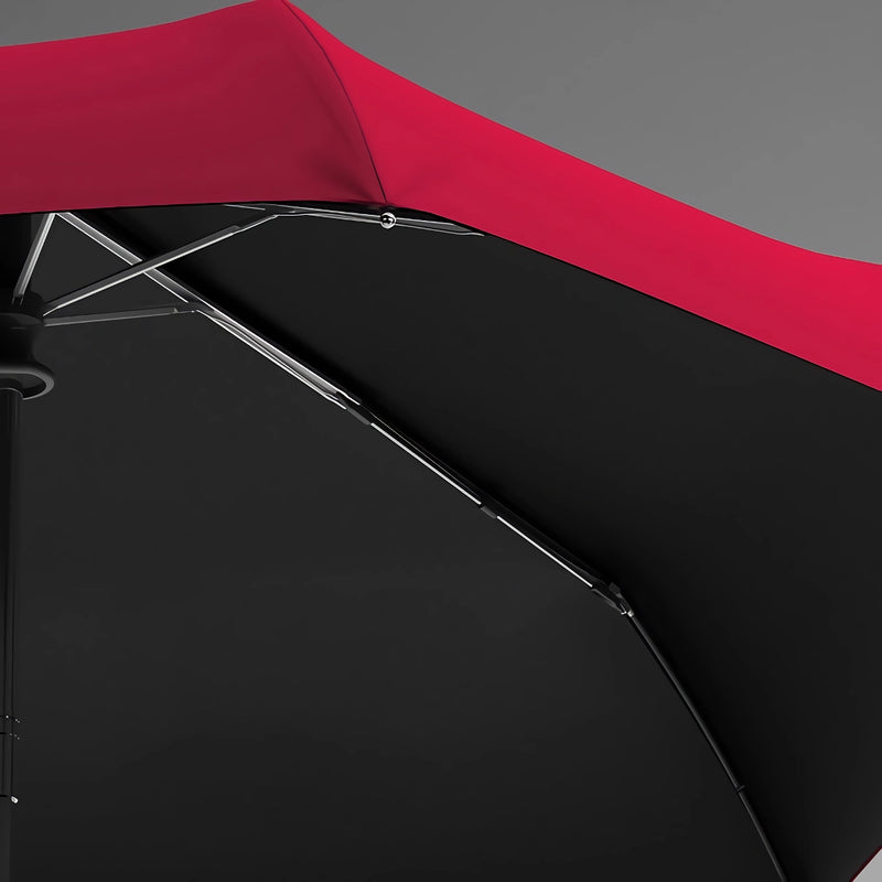 flat automatic UV parasol umbrella, view 9 - MRSLM