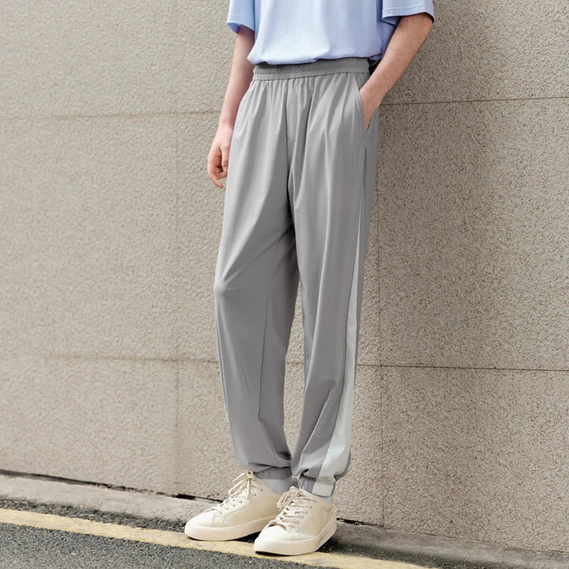 men's color-block jogger pants, view 5 - MRSLM