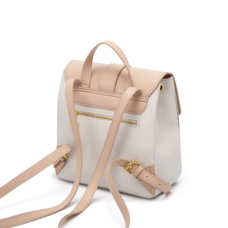 cowhide leather backpack, view 8 - MRSLM