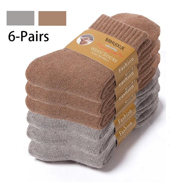super thick winter wool socks, view 2 - MRSLM