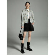 A-line embroidered winter skirt, view 6 - MRSLM