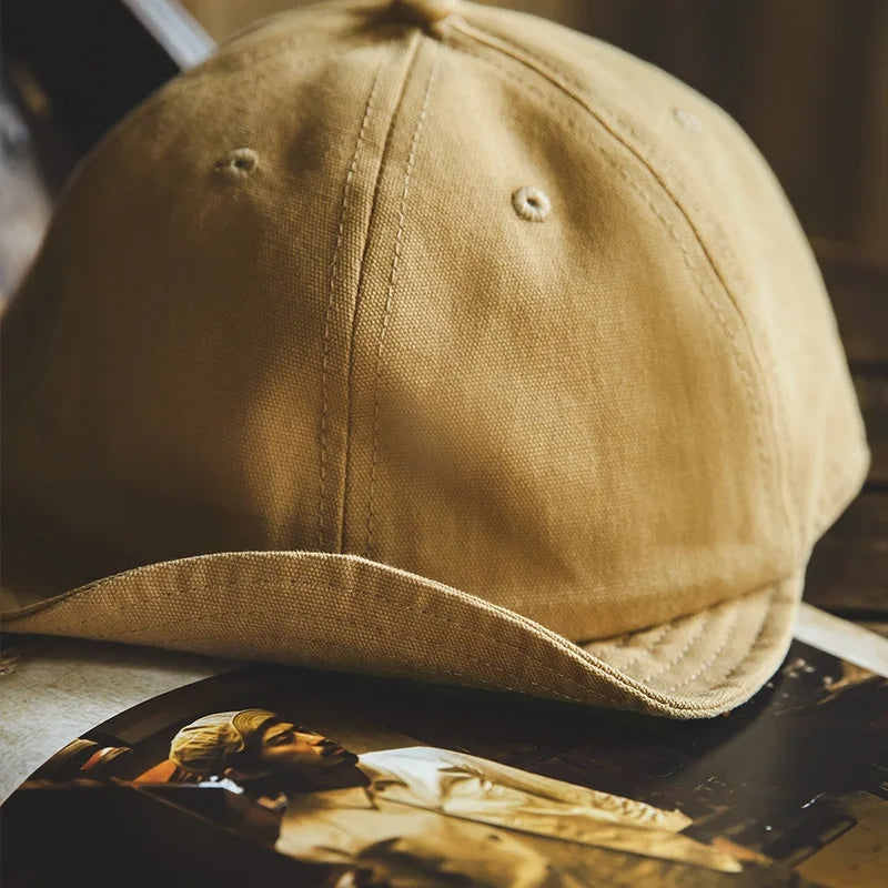 oversize denim golf cap, view 8 - MRSLM