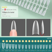 short half cover false nail tips, view 7 - MRSLM