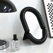 Irregular oval tabletop mirror, view 2 - MRSLM