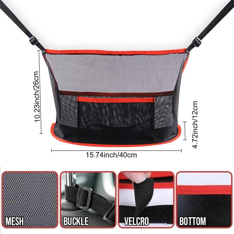 car seat storage net and pet barrier, view 8 - MRSLM