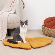 leaf-shaped cat bed mat, view 6 - MRSLM