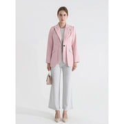 solid color blazer, view 5 - MRSLM