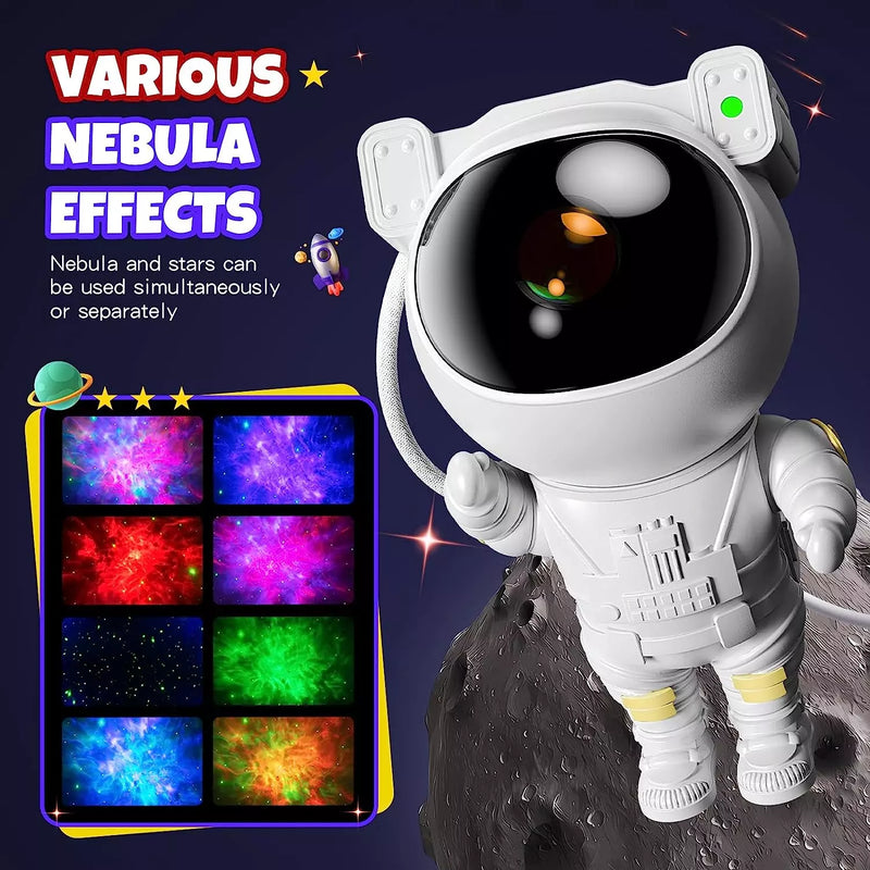 Astronaut star projector lamp, view 6 - MRSLM