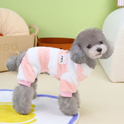 soft fleece pet pajamas, view 4 - MRSLM