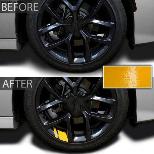 Reflective car wheel rim stickers, view 3 - MRSLM