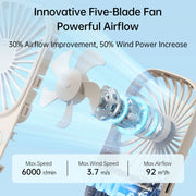 Mini handheld fan, view 6 - MRSLM