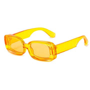 Clear plastic retro sunglasses, view 7 - MRSLM