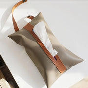 PU leather car seat tissue holder, view 8 - MRSLM