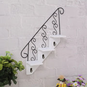 scandinavian iron hanging hook shelf, view 2 - MRSLM