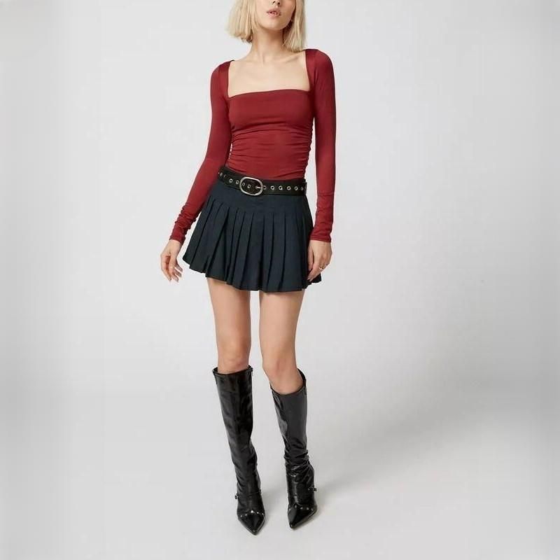square neck crop top, view 6 - MRSLM