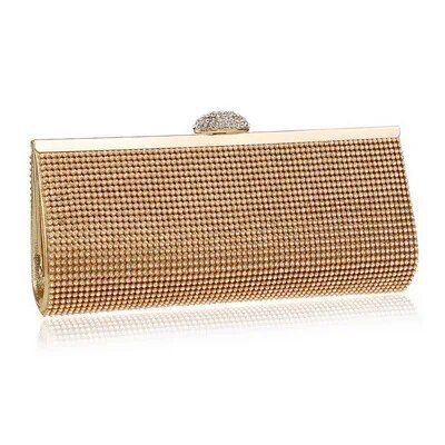 Rhinestone evening clutch, view 3 - MRSLM