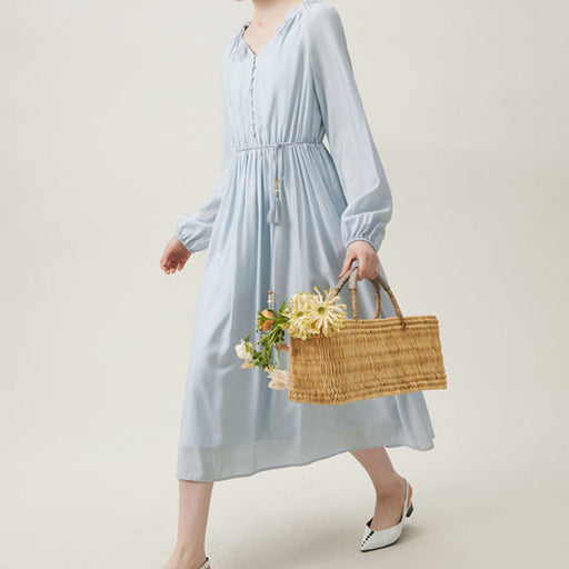 french pastoral long-sleeved dress - MRSLM