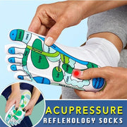 acupressure reflexology massage socks, view 3 - MRSLM
