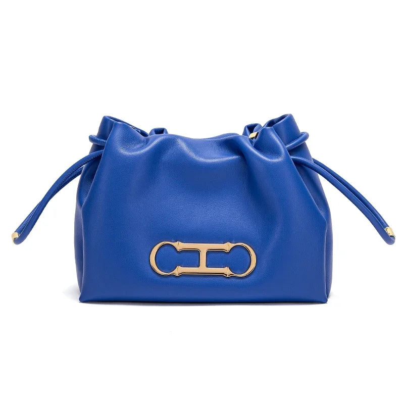 women's drawstring shoulder bag, view 5 - MRSLM