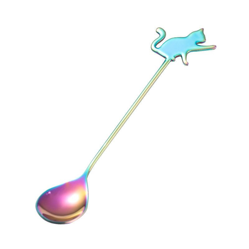 Cat stainless steel coffee spoon, view 6 - MRSLM