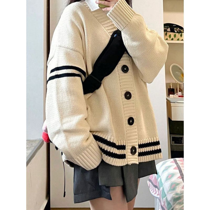 Fashion Mid-length Cardigan Sweater For Women