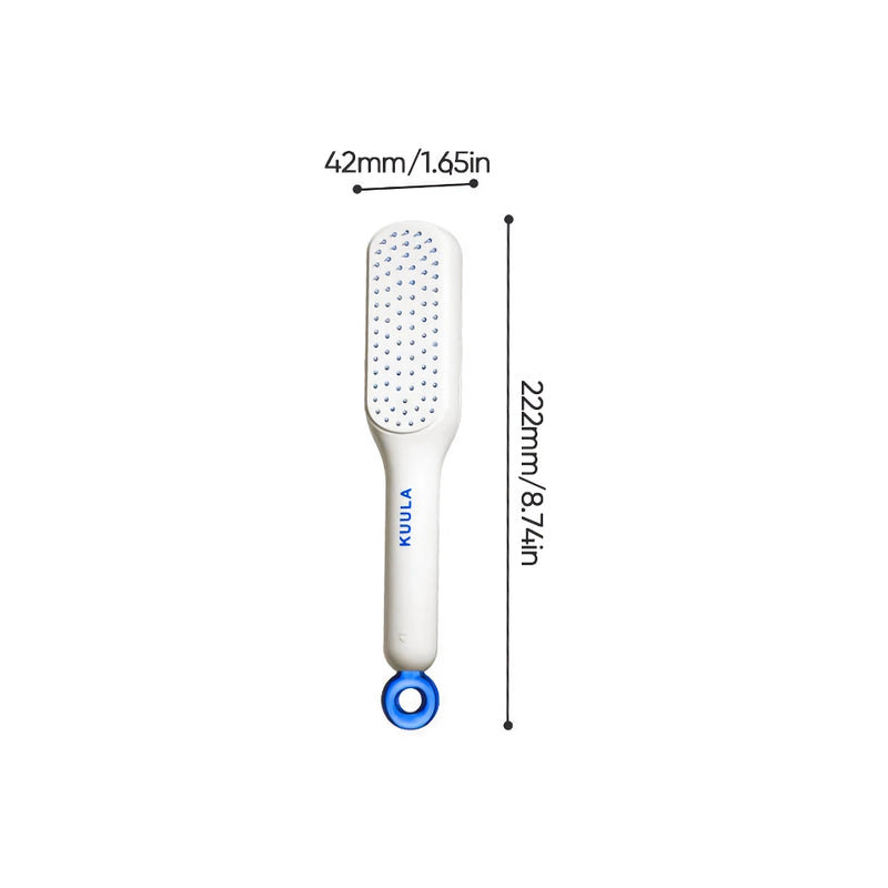 Self-cleaning anti-static scalp massage comb, view 12 - MRSLM
