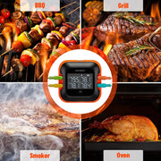 smart BBQ meat thermometer, view 7 - MRSLM