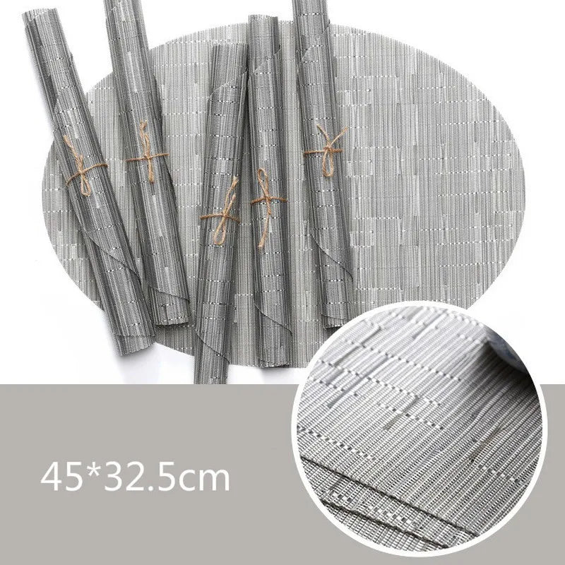 Bamboo oval placemats, view 4 - MRSLM