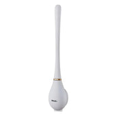 long-handled silicone toilet brush with holder, view 4 - MRSLM