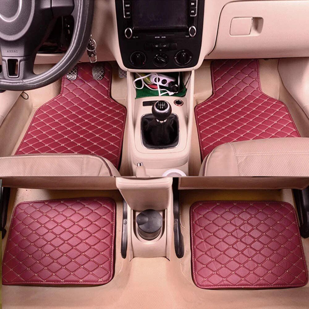 Universal Waterproof Leather Car Floor Mats