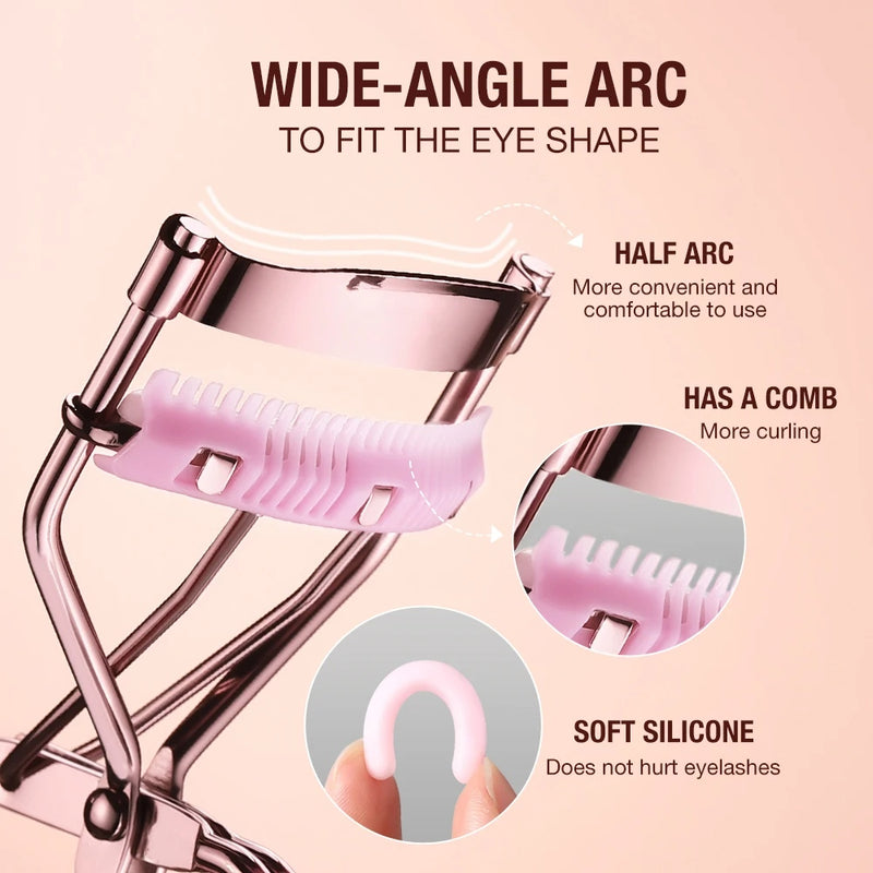 precision eyelash curler with comb, view 6 - MRSLM