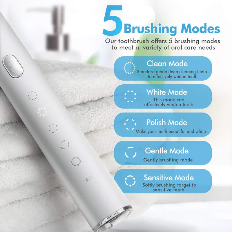 smart sonic electric toothbrush, view 5 - MRSLM