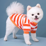 rainbow fleece pet vest, view 7 - MRSLM