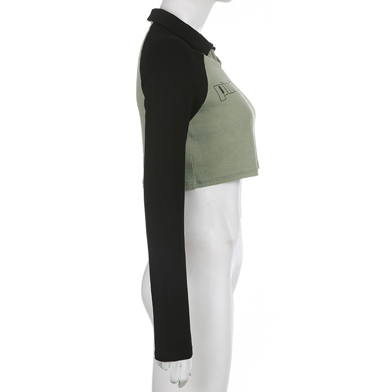 women's cropped raglan sleeve fitted tee, view 9 - MRSLM
