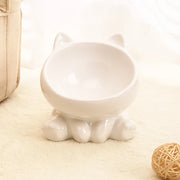 ceramic cat bowl, view 5 - MRSLM