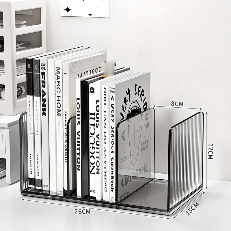 Desktop transparent book stand holder, view 5 - MRSLM