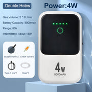 ultra-quiet usb rechargeable aquarium oxygen pump, view 4 - MRSLM