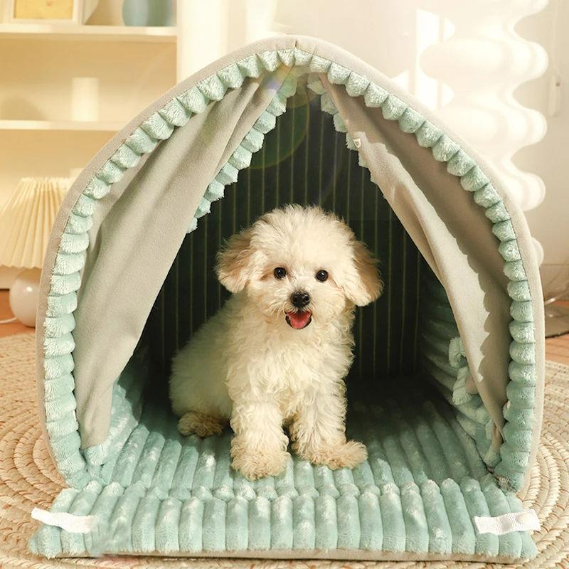 cozy enclosed pet dog bed - MRSLM
