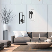 Nordic iron silhouette wall hanging set, view 5 - MRSLM