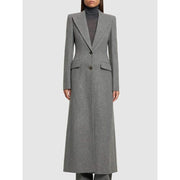 women's woolen coat, view 3 - MRSLM