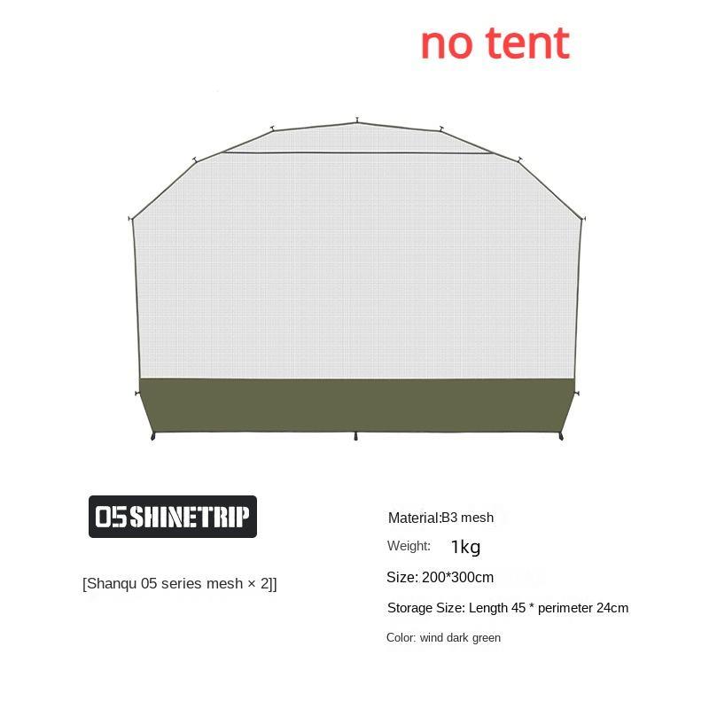outdoor dome canopy tent, view 5 - MRSLM