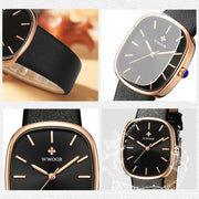 leather quartz bracelet watch for women, view 15 - MRSLM